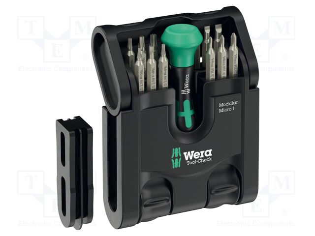 Kit: general purpose; hex key,Phillips,Pozidriv®,slot,Torx®