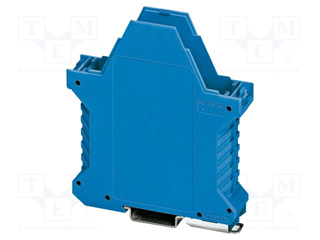 Enclosure base; blue; UL94V-0; ME 22,5; for DIN rail mounting