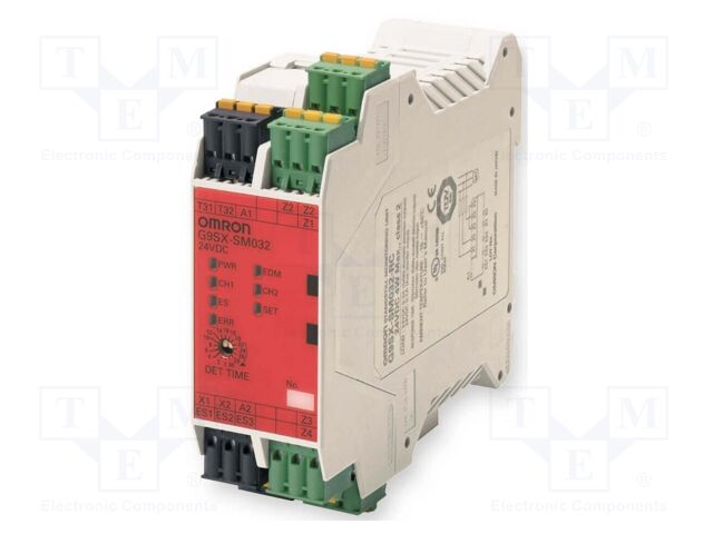 Module: safety relay; for DIN rail mounting; G9SX; -10÷55°C