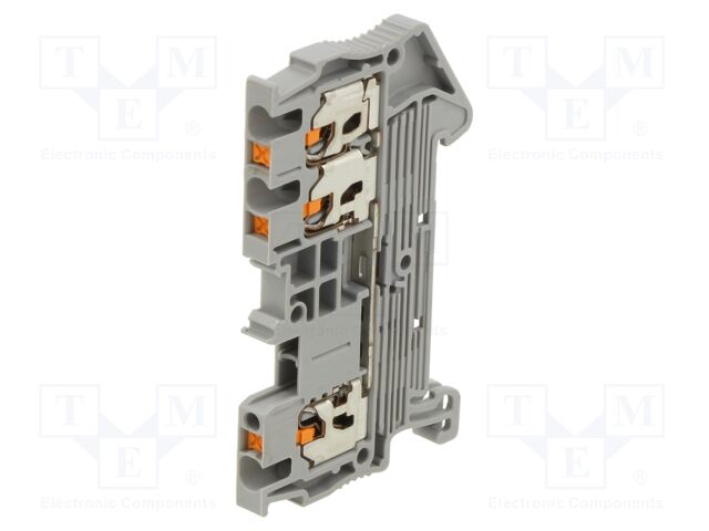 Splice terminal: rail; XT; 17.5A; 500V; PA; 0.25÷1.5mm2; ways: 1