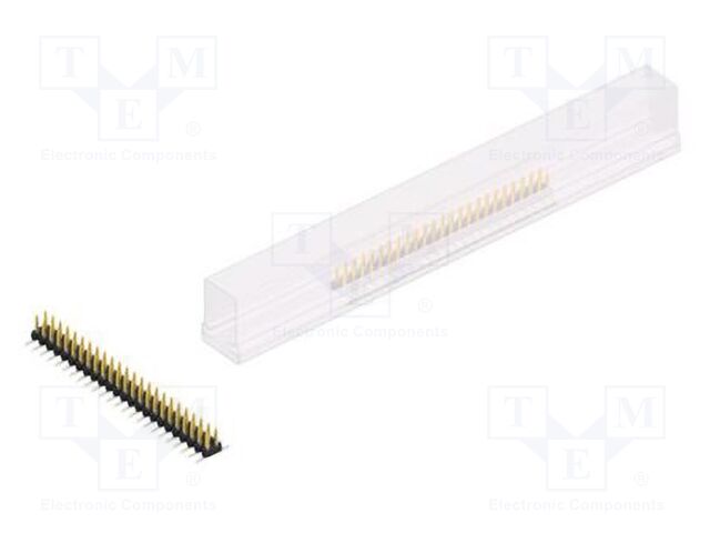 Connector: pin strips; pin header; male; PIN: 48; 2mm; SMT; 2x24