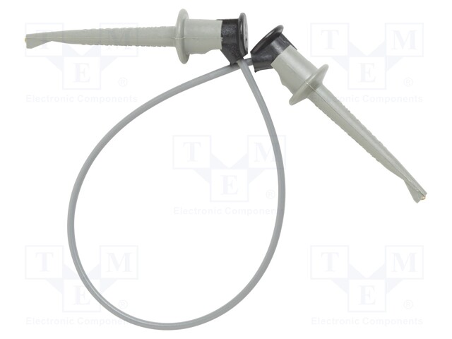 Test lead; 60VDC; 30VAC; 5A; Len: 0.2032m; grey; Insulation: nylon