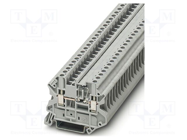 Splice terminal: rail; UT; 500mA; screw terminal; PA; 0.14÷6mm2