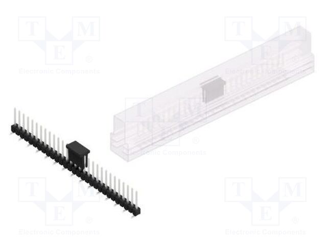 Connector: pin strips; pin header; male; PIN: 29; 2.54mm; SMT; 1x29