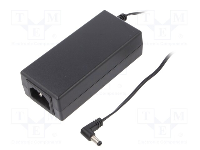 Power supply: switched-mode; 24VDC; 2.7A; Out: 5,5/2,1; 65W; 0÷40°C