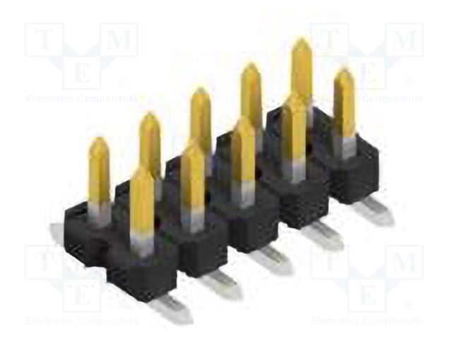 Connector: pin strips; pin header; male; PIN: 10; 2.54mm; SMT; 2x5