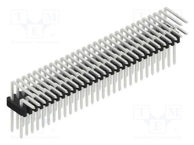 Connector: pin strips; pin header; male; PIN: 58; 1.27mm; THT; 2x29