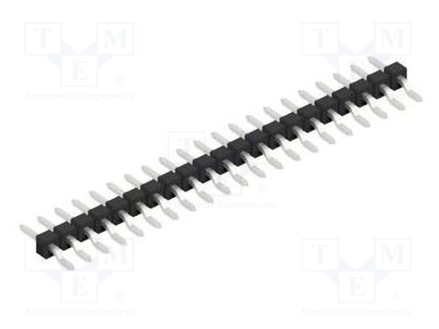 Connector: pin strips; pin header; male; PIN: 21; 2.54mm; SMT; 1x21