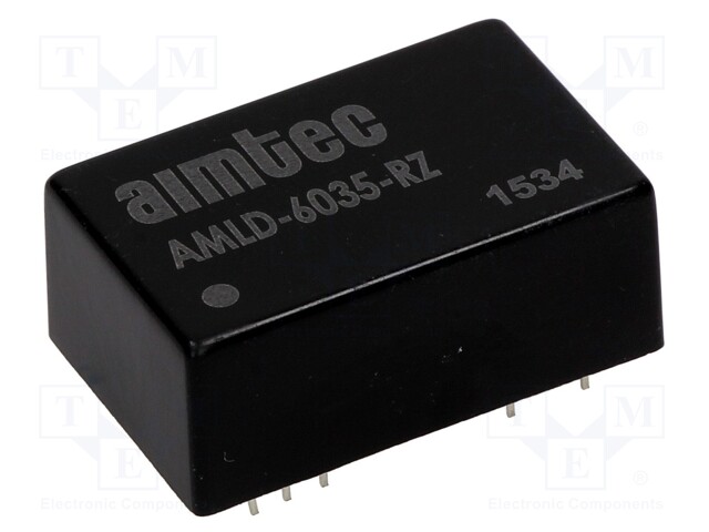 Converter: DC/DC; Uin: 9÷60V; Uout: 2÷56VDC; Iout: 350mA; DIP24