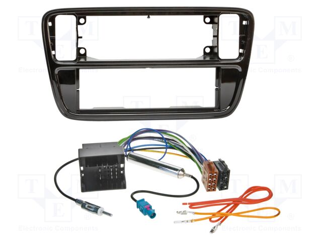 Adapter for control from steering wheel; VW; black gloss