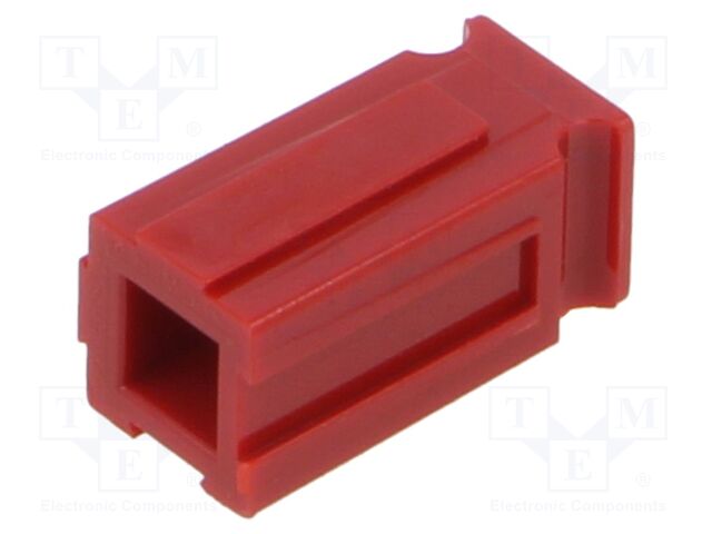 PP15/45 SPACER SHORT W/ END HOLE, RED
