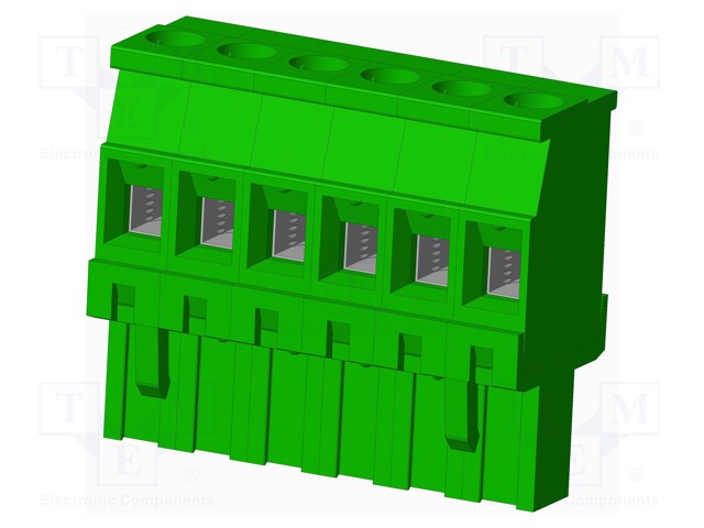 Connector: pluggable terminal block; plug; female; angled 90°