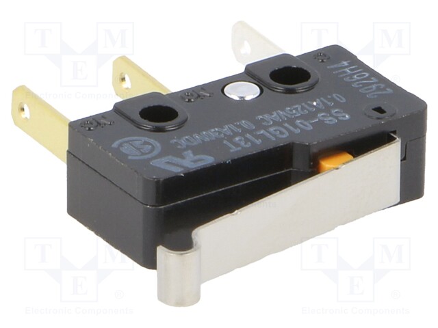 Microswitch SNAP ACTION; with lever with roller simulation
