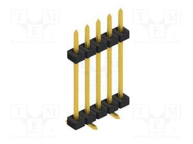 Connector: pin strips; pin header; male; PIN: 5; 2mm; SMT; 1x5; 100V
