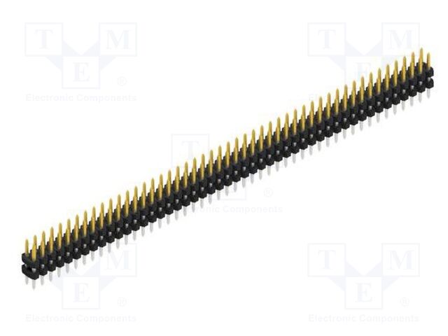 Connector: pin strips; pin header; male; PIN: 96; 2mm; THT; 2x48