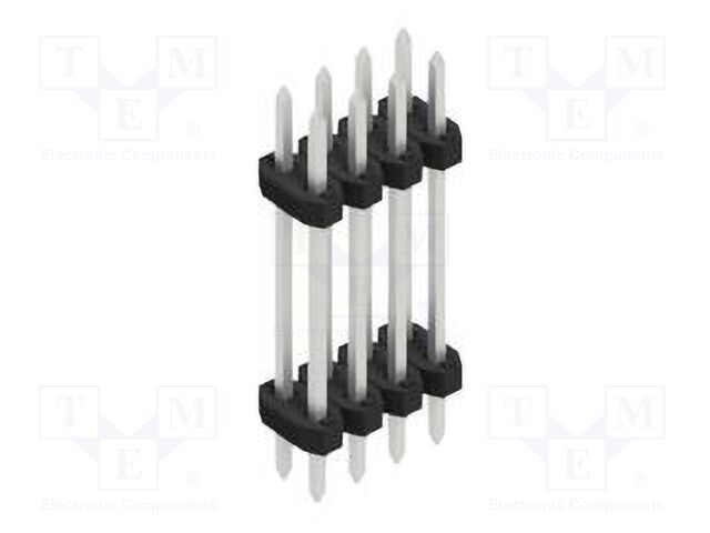 Connector: pin strips; pin header; male; PIN: 8; 2mm; THT; 2x4; 100V