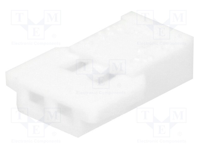 Plug; wire-wire; female; 2mm; PIN: 2; w/o contacts; for cable