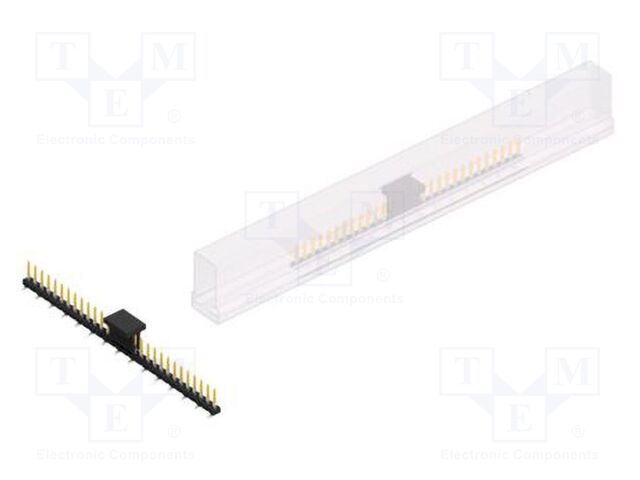 Connector: pin strips; pin header; male; PIN: 29; 2mm; SMT; 1x29