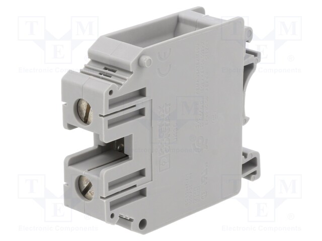 Splice terminal: rail; grey; screw terminal; polyamide; TS32,TS35
