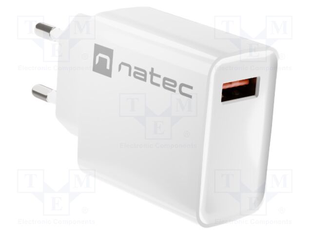 Power supply: switching; plug-in; 5÷12VDC; 3A; 18W; 83x43x27mm