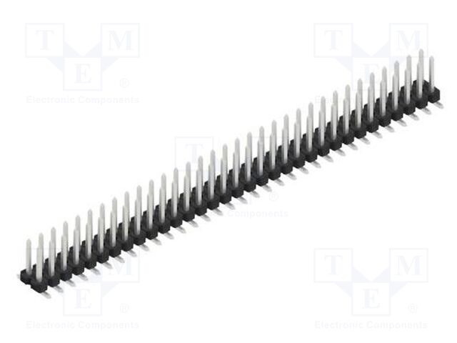 Connector: pin strips; pin header; male; PIN: 66; 2.54mm; SMT; 2x33
