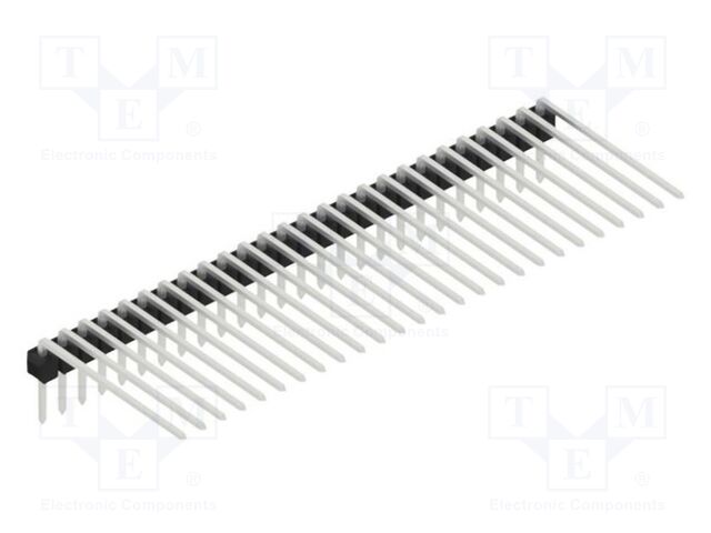 Connector: pin strips; pin header; male; PIN: 26; 2.54mm; THT; 1x26