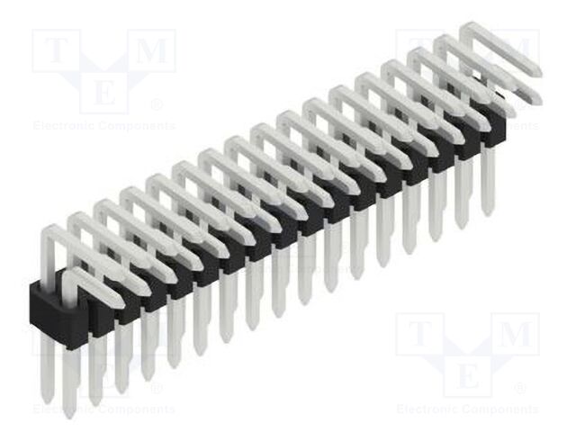 Connector: pin strips; pin header; male; PIN: 34; 1.27mm; THT; 2x17