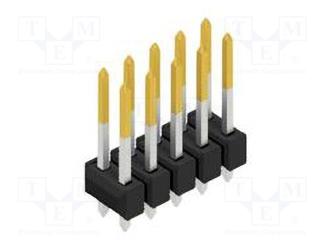 Connector: pin strips; pin header; male; PIN: 10; 2.54mm; THT; 2x5