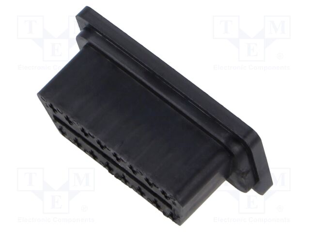 Diagnostic connector OBD II; female; PIN: 16