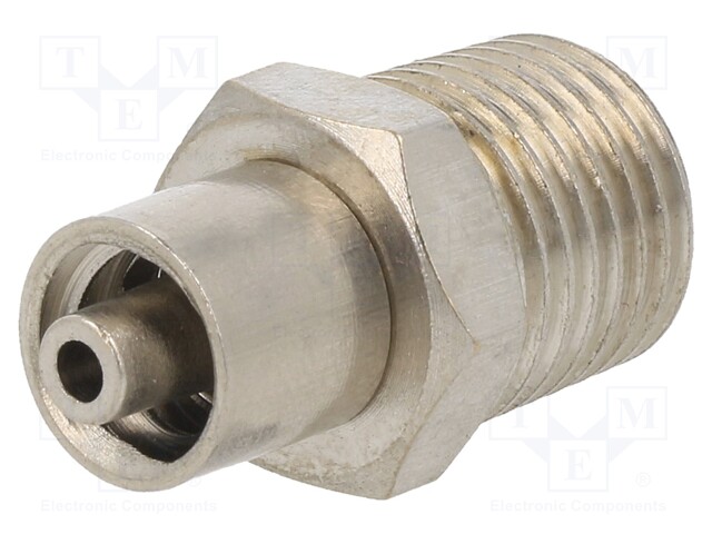 Adapter; metallic; Luer Lock; for dispensing cartridges; metal