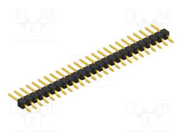 Connector: pin strips; pin header; male; PIN: 25; 2.54mm; SMT; 1x25