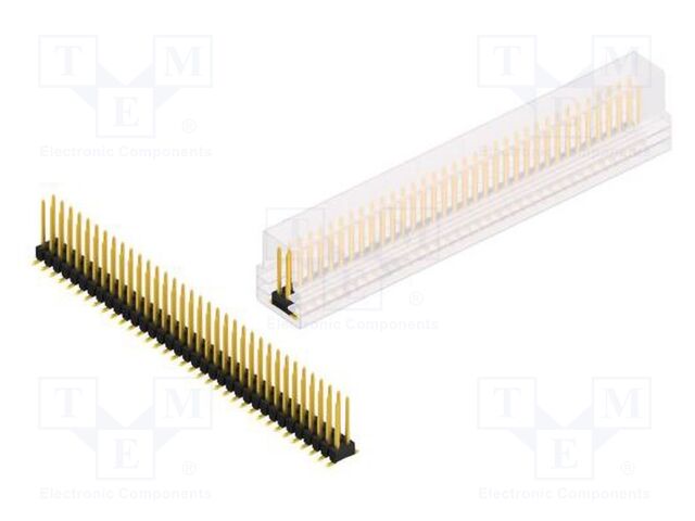 Connector: pin strips; pin header; male; PIN: 70; 2.54mm; SMT; 2x35