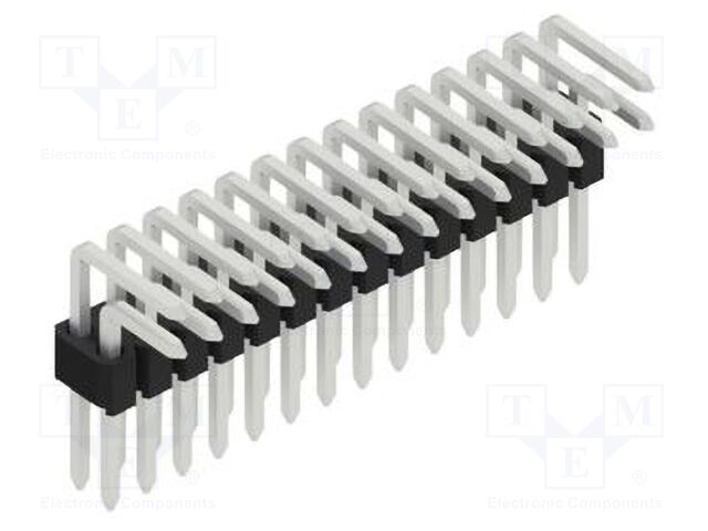 Connector: pin strips; pin header; male; PIN: 28; 1.27mm; THT; 2x14