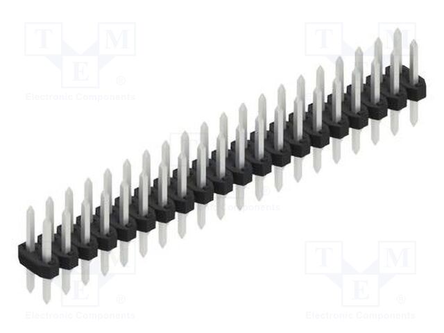 Connector: pin strips; pin header; male; PIN: 40; 2mm; THT; 2x20
