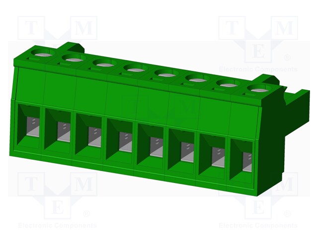 Connector: pluggable terminal block; plug; female; straight; 12A