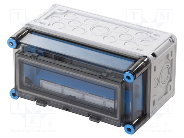 Enclosure: for modular components; IP65; light grey; Series: Mi