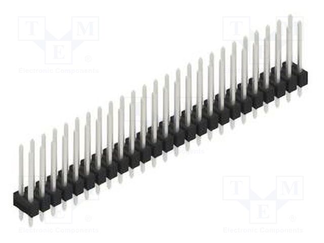 Connector: pin strips; pin header; male; PIN: 50; 2.54mm; THT; 2x25