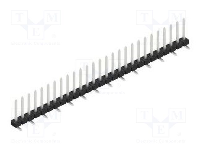 Connector: pin strips; pin header; male; PIN: 27; 2mm; SMT; 1x27