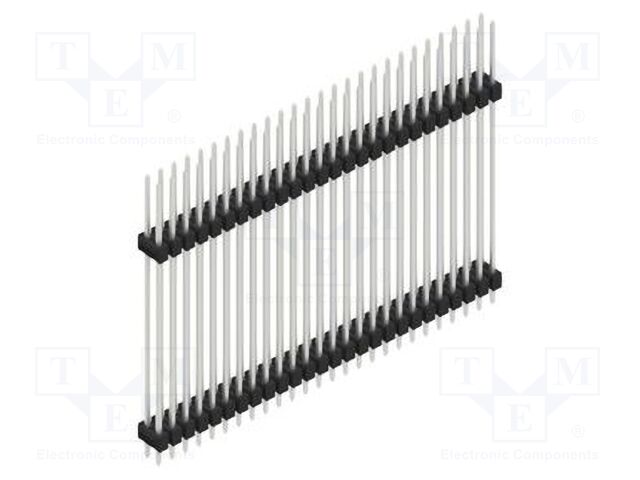 Connector: pin strips; pin header; male; PIN: 52; 2.54mm; THT; 2x26