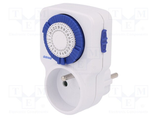 Programmable time switch; 30min÷24h; 230VAC/16A; 230VAC; 0÷55°C