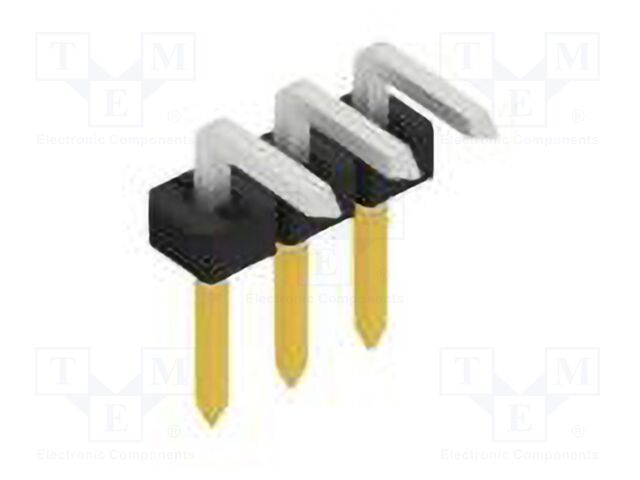 Connector: pin strips; pin header; male; PIN: 3; 2mm; THT; 1x3; 100V