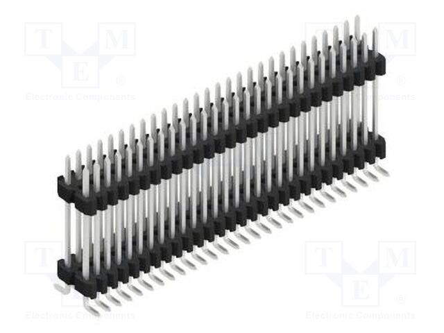 Connector: pin strips; pin header; male; PIN: 56; 1.27mm; SMT; 2x28