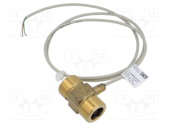 Sensor: turbine flowmeter; 4.5÷24VDC; 1÷45l/min; OUT: NPN