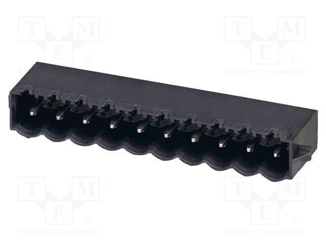 PCB headers, nominal cross section: 2.5 mm?, color: black, n