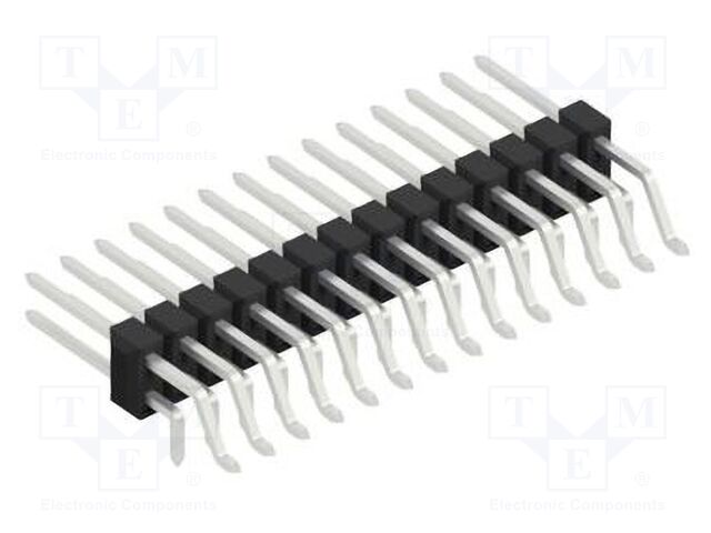 Connector: pin strips; pin header; male; PIN: 28; 2.54mm; SMT,THT