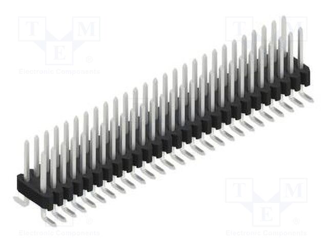 Connector: pin strips; pin header; male; PIN: 54; 1.27mm; SMT; 2x27