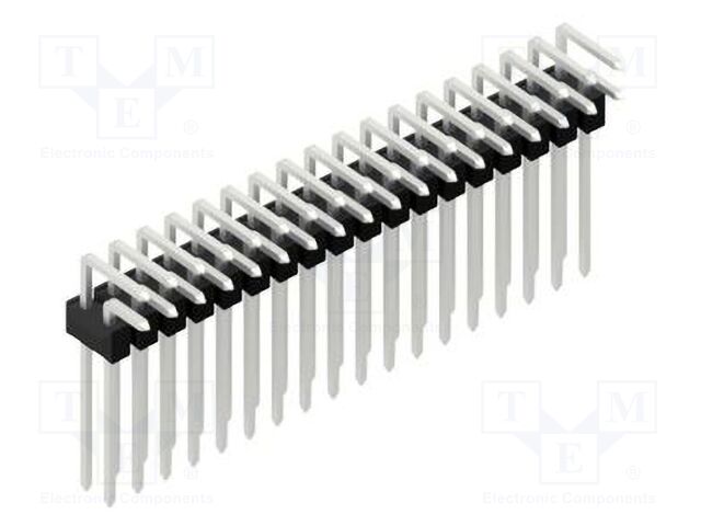 Connector: pin strips; pin header; male; PIN: 36; 2.54mm; THT; 2x18