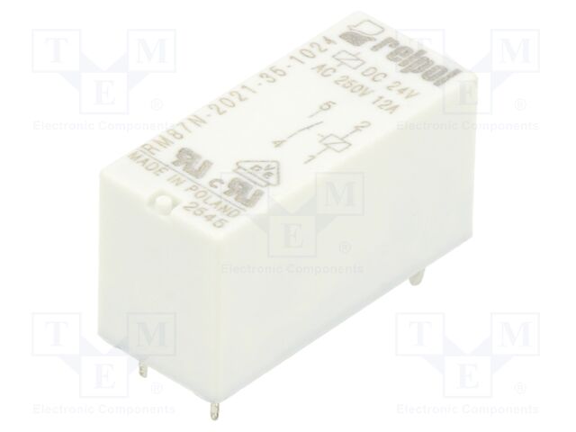 Relay: electromagnetic; SPST-NO; Ucoil: 24VDC; Icontacts max: 12A