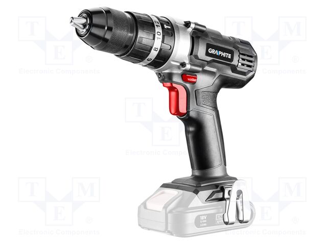 Drill/driver; battery; percussion drilling,screwdriving; 2÷13mm
