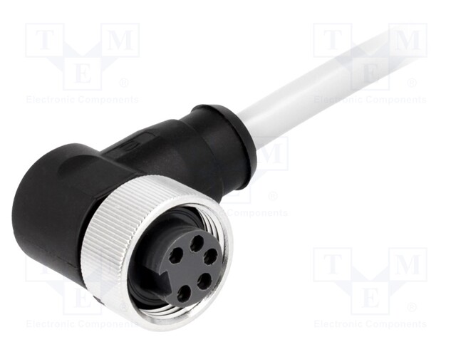Plug; 7/8"; 1.5m; female; PIN: 5; angled 90°; with lead; PVC